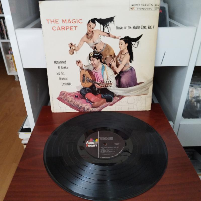 Mohammed El-Bakkar ‎– The Magic Carpet  - 1959 Amerika Basım Albüm - 33 lük LP Plak