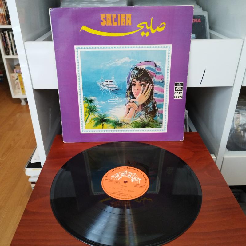 Saliha  ‎– صليحة = Saliha  -   Fransa  Dönem Basım Albüm - 33 lük LP Plak