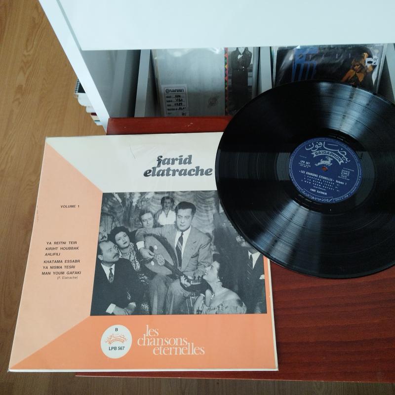 Farid Elatrache   –   Les Chansons Eternelles - Volum -   Fransa Dönem Basım Albüm - 33 lük LP Plak