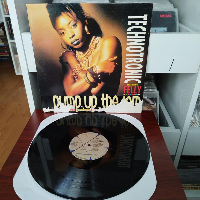 Technotronic Featuring Felly / pump up the jam  -    1989  Amerika Dönem Basım Maxi Plak