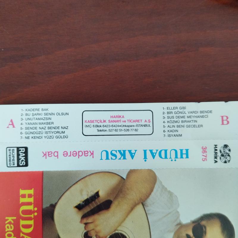 Hüdai Aksu / Kadere Bak - 1986 Türkiye Basım 2. El Kaset