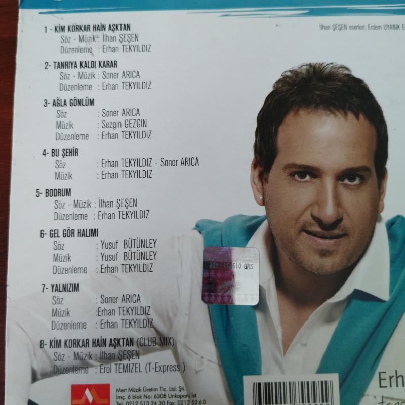 Erhan Tekyıldız / Tanrıya kaldı karar - Türkiye  Basım - 2. El CD Albüm-İsme ithafen imzalıdır.