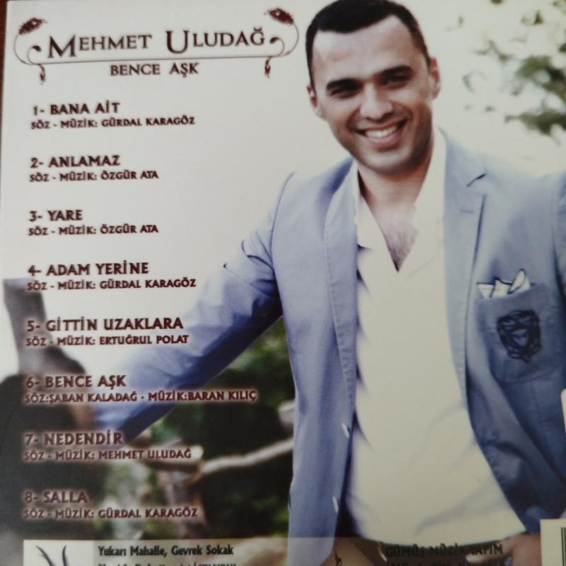 Mehmet Uludağ/ Bence Aşk  - 2013 Türkiye  Basım - 2. El CD Albüm