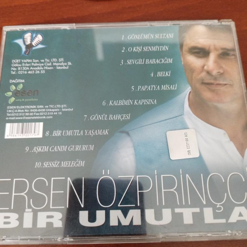 Ersen Özpirinçci / Bir Umutla  - Türkiye  Basım - 2. El CD Albüm