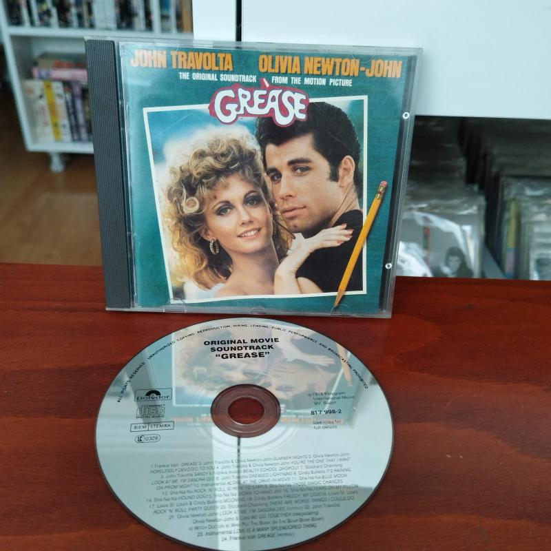 GREASE  SOUNDTRACK - JOHN TRAVOLTA - OLIVIA NEWTON-JOHN - 1991 EU BASIM - SARI BANDROLLÜ - CD ALBÜM