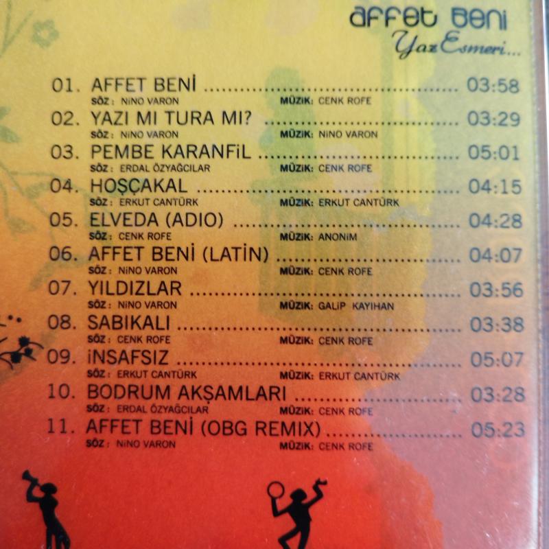 Cenk Rofe / Affet Beni -  2007 Türkiye Basım -  2.El CD  Albüm