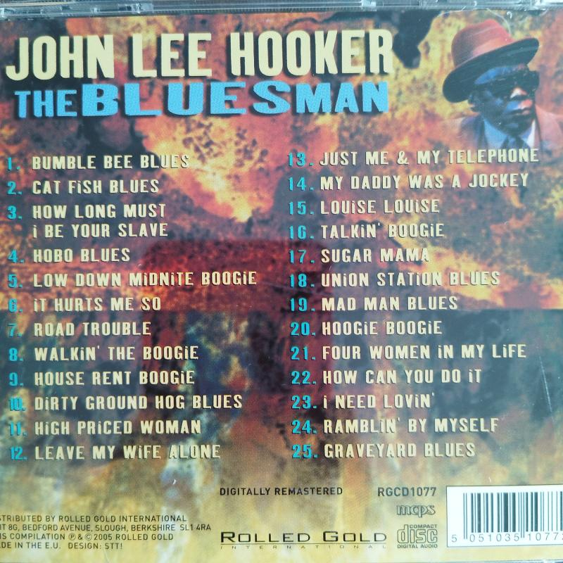 John Lee Hooker / The Blues Man - 2005 Avrupa Basım - 2.El CD  Albüm