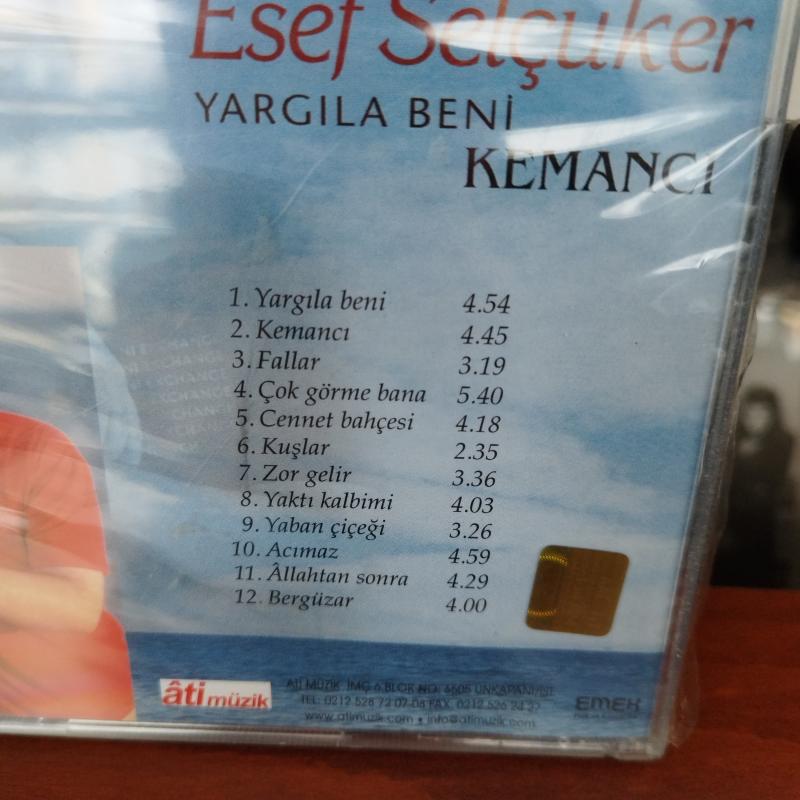 Esef Selçuker  / Yargıla Beni-Kemancı  -Türkiye Basım -  CD  Albüm -Açılmamış Ambalajlı