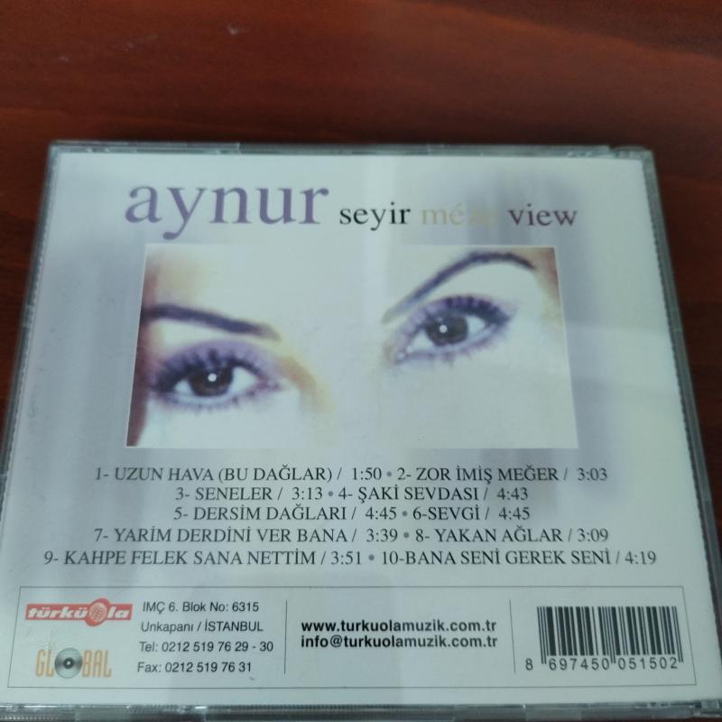 Aynur / Seyir meze view -Türkiye Basım - 2.El CD  Albüm