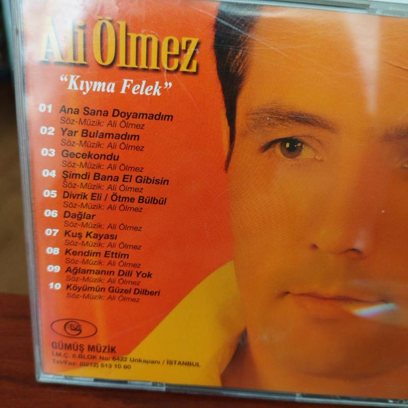 Ali Ölmez /Kıyma Felek  - Türkiye Basım -  2. El CD  Albüm