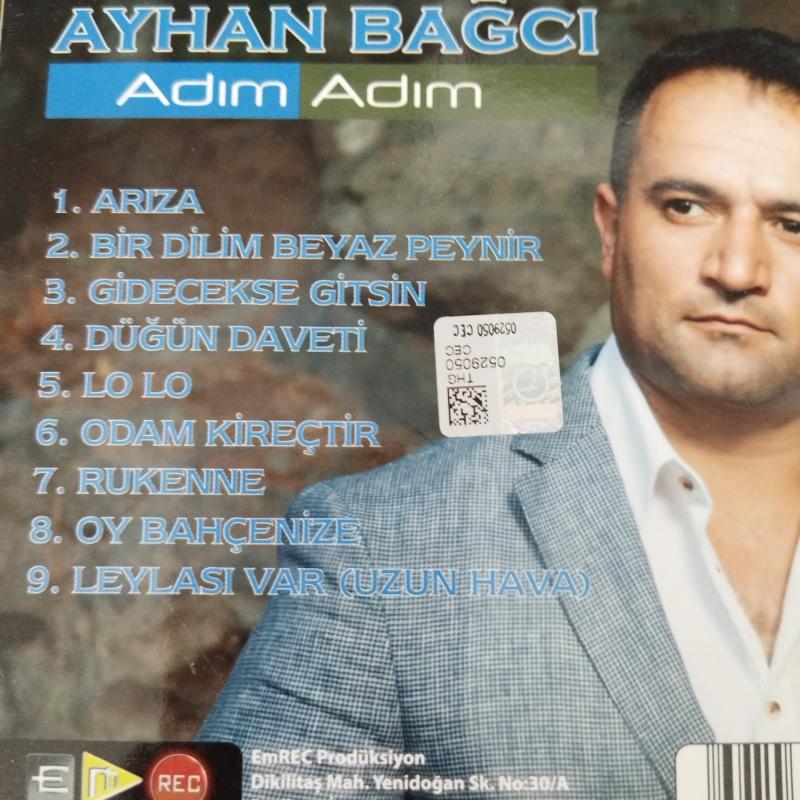 Ayhan Bağcı /Adım Adım  - Türkiye Basım -  2. El CD  Albüm