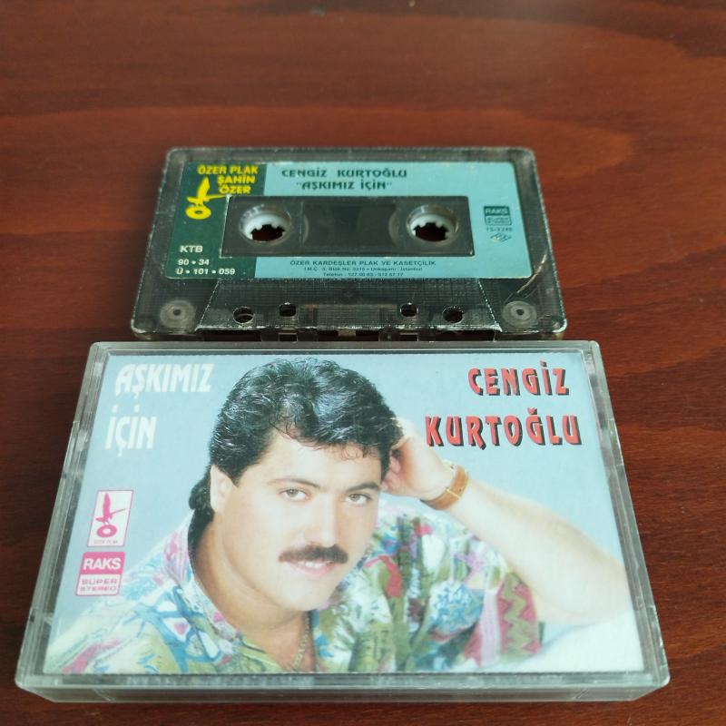 Cengiz Kurtoğlu ‎– Aşkımız İçin / 1990 Türkiye Basım 2. El Kaset - Kağıt baskı