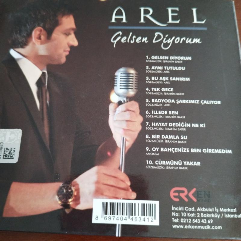 Arel -  Gelsen Diyorum  / 2012 Türkiye Basım -  2. El CD  Albüm