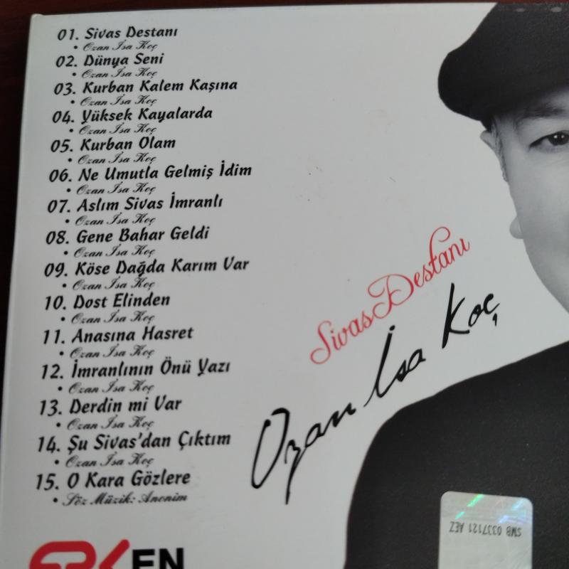 Ozan İsa Koç - Sivas Destanı  / 2011 Türkiye Basım -  2. El CD  Albüm