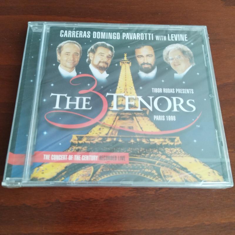 Carreras, Domingo, Pavarotti With Levine–The Three Tenors In Paris -1998 Avrupa  Basım CD/Jelatinli