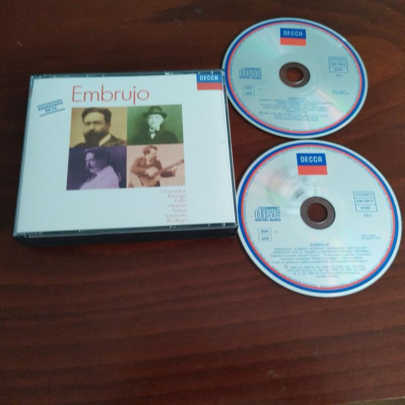 Albéniz, Falla, Granados, Turina, Tárrega, Rodrigo, Sarasate – 1992 Avrupa Basım - 2. El 2xCD Albüm