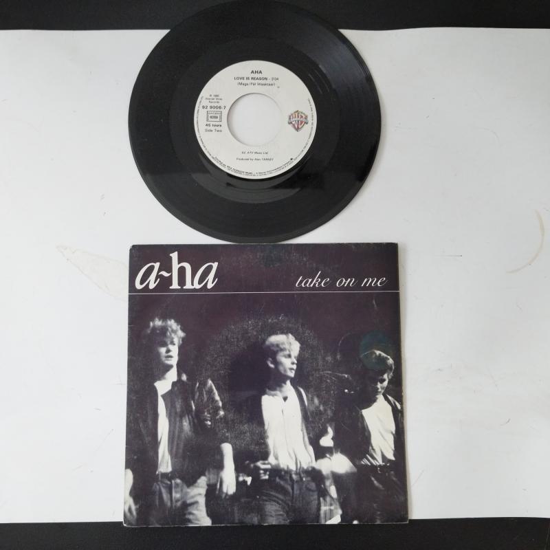 A-HA  /  take on me  - 1985 Fransa  Basım 45 LİK PLAK