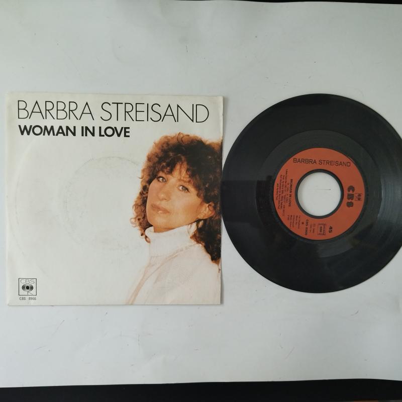 Barbra Streisand – Woman İn Love - 1980 Fransa  Basım 45 LİK PLAK