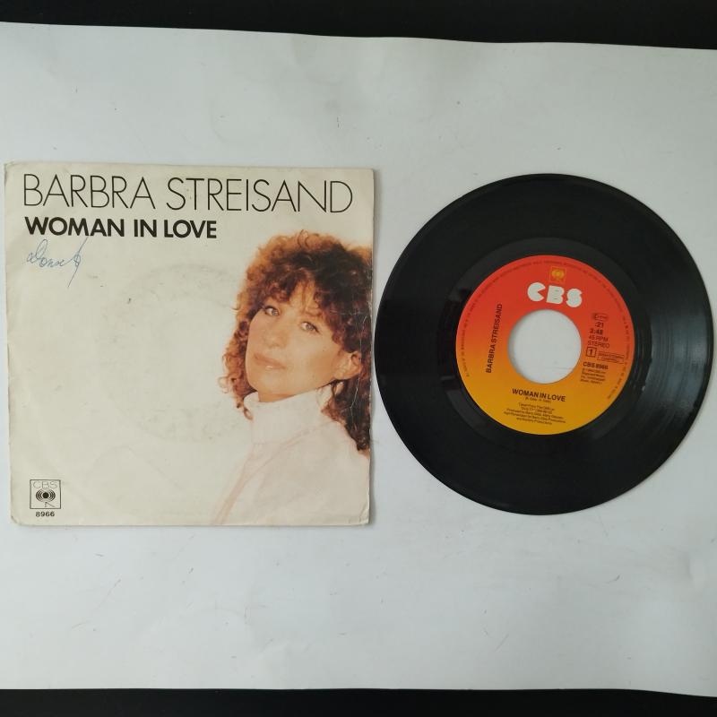 Barbra Streisand – Woman İn Love - 1980 Hollanda  Basım 45 LİK PLAK