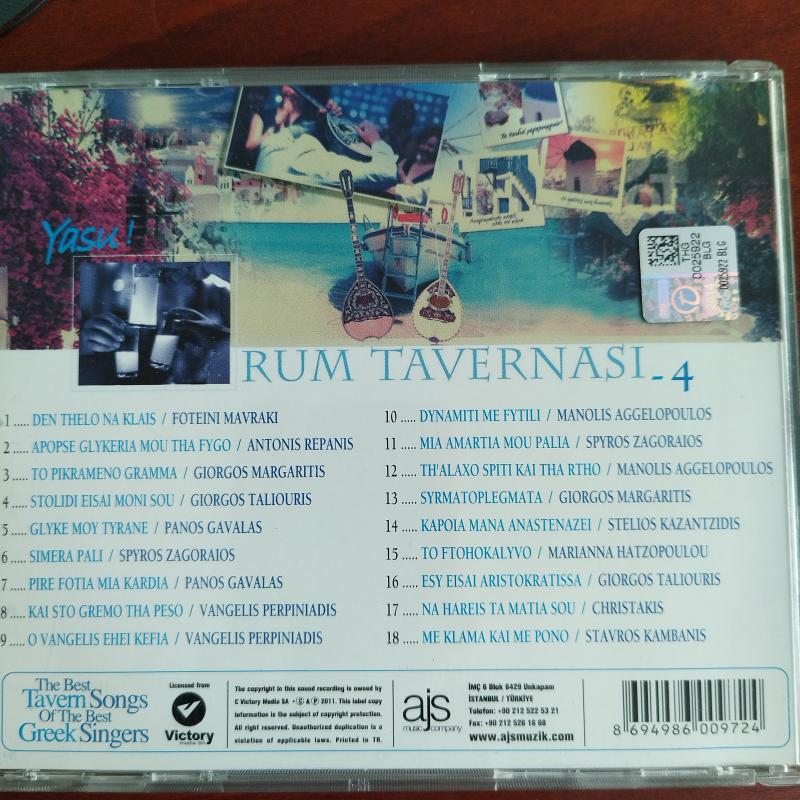 Rum Tavernası 4 - 2014 Türkiye Basım -  2. El CD  Albüm