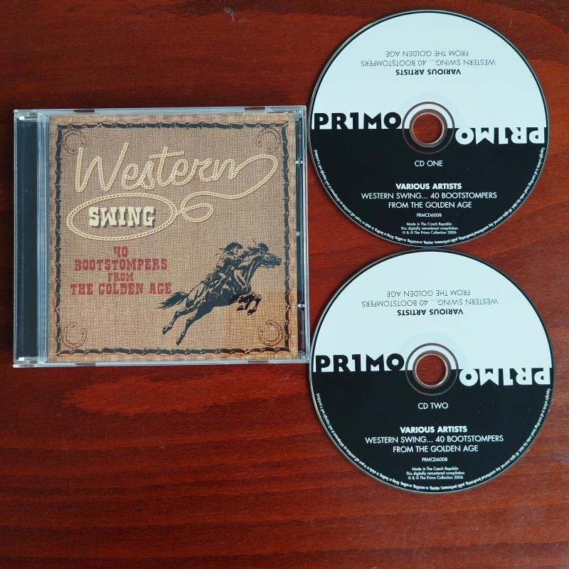 Western Swing... 40 Bootstompers From The Golden Age  ‎- Çek Cumhuriyeti Basım -  2. El 2XCD Albüm