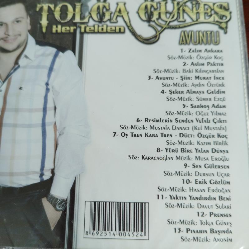 Tolga Güneş / Her Telden - Avuntu -   Türkiye Basım -Açılmamış Ambalajlı CD Albüm