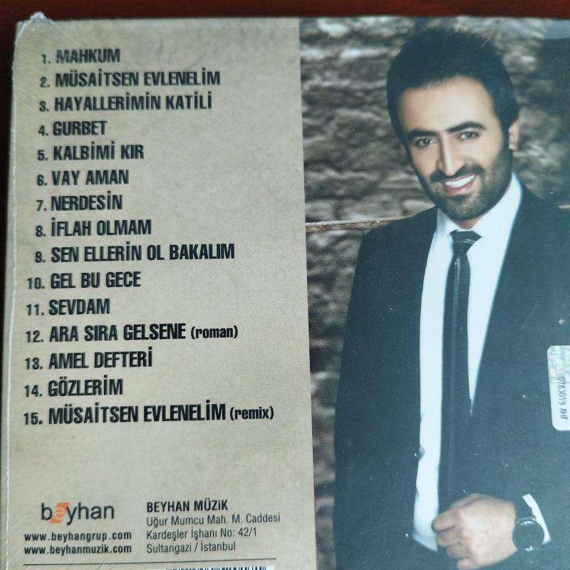 Turgay Ceylaner / Hayallerimin Katili -   Türkiye Basım -Açılmamış Ambalajlı CD Albüm