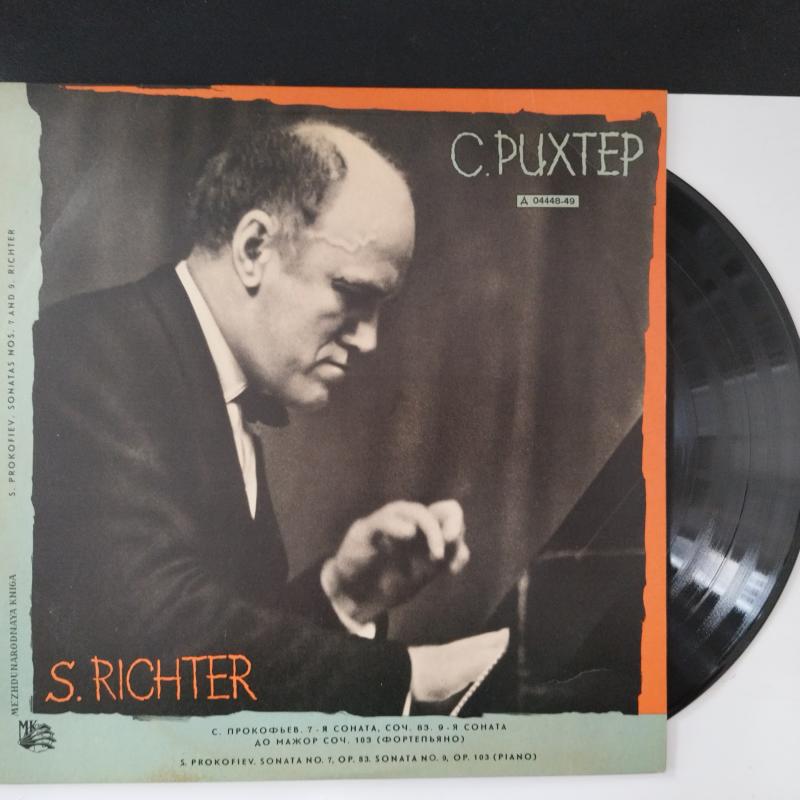 S.Prokofiev .Sonatas Nos .7 And 9. Richter - 1963 SSCB Basım 33 Lük LP Plak