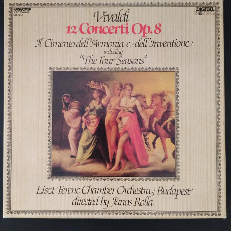 Vivaldi – 12 Concerti Op.8 - The Four Seasons -1983 Macaristan Basım 33 Lük 3xLP Box Set 2. el