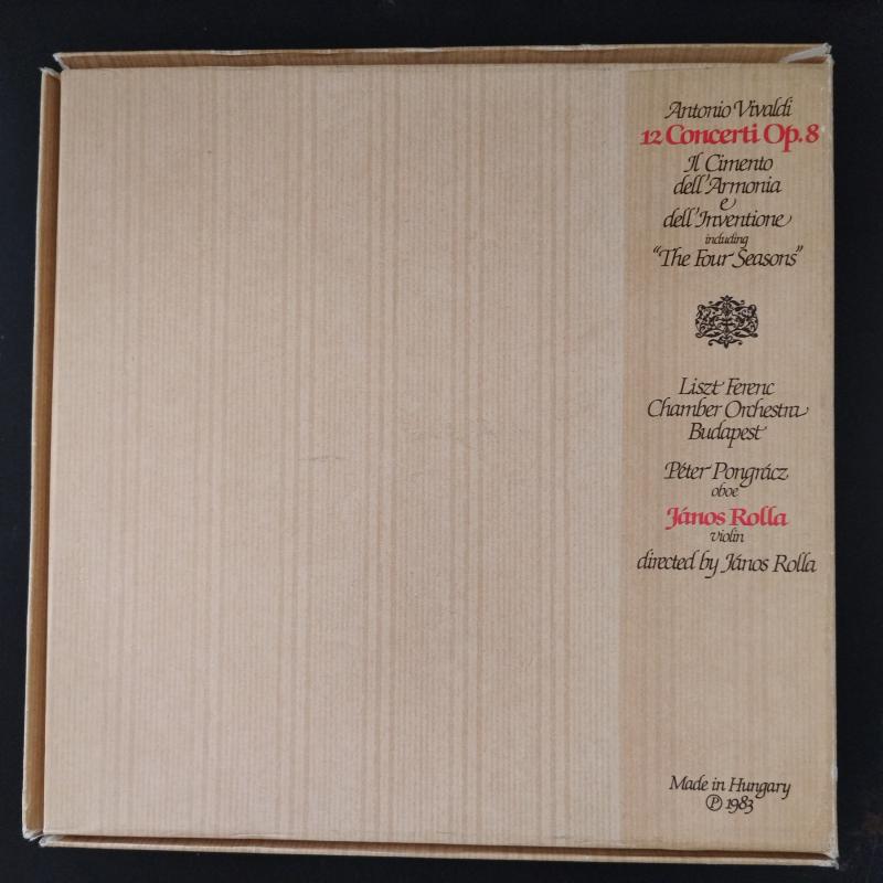 Vivaldi – 12 Concerti Op.8 - The Four Seasons -1983 Macaristan Basım 33 Lük 3xLP Box Set 2. el