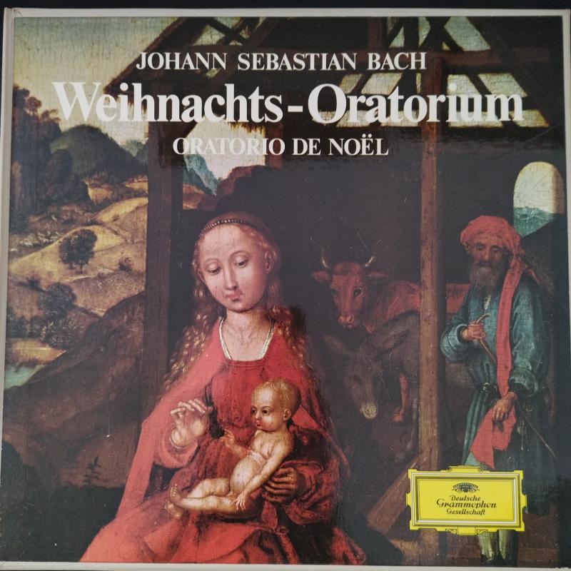 Bach- Weihnachts - Oratorium/ Oratorio De Noel -1982 Almanya Basım 33 Lük 2xLP Box Set 2. el