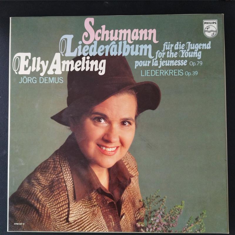 Schumann, Ameling,  Demus - Liederalbum Für Die Jugend 1980 Hollanda Basım  2xLP Box Set 2. el