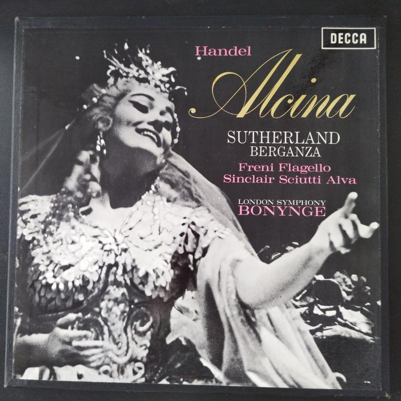 Handel / Maina – Sutherland - Berganza - 1962 İngiltere Basım 33 Lük 3xLP Box Set 2. el