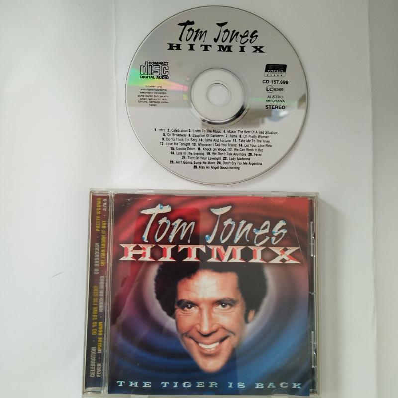 Tom Jones – Hitmix - The Tiger Is Back –   Avusturya Basım  2. El  CD  Albüm