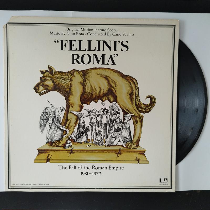 Nino Rota – Fellini’s Roma ( Soundtrack)- 1973 Amerika Basım Albüm - 33 lük LP Plak