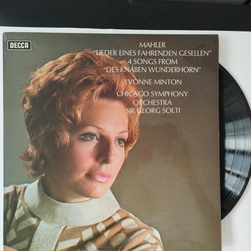 Mahler, Yvonne Minton –Lieder Eines Fahrenden Gesellen -1974 İngiltere Basım Albüm LP Plak 2. el