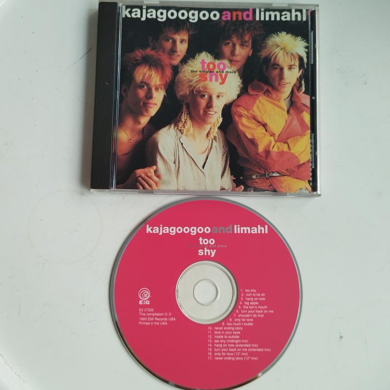 Kajagoogoo & Limahl ‎– Too Shy - The Singles And More -  1993 Amerika Basım - 2. El  CD Albüm