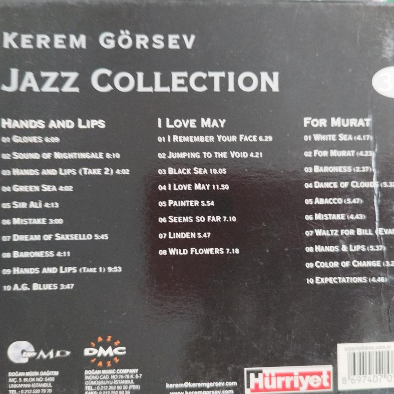 Kerem Görsev : Jazz Collection - 1 ( Hands and Lips, I Love May,For Murat )  2. El  3xCD Box Set