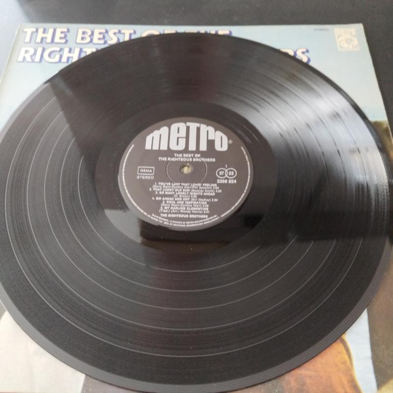 The Best Of The Righteous Brothers - 1972 Almanya Basım Albüm - 33 lük  LP Plak