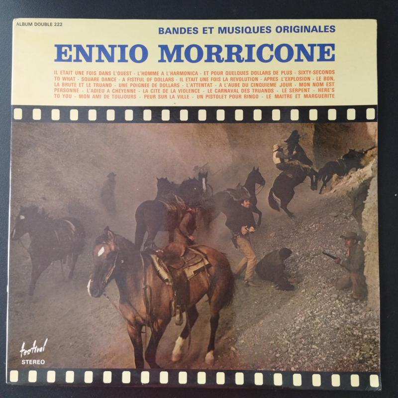 Ennio Morricone Bandes Et Musiques Originales( Soundtrack) -1976 Fransa Basım  Double LP Plak 