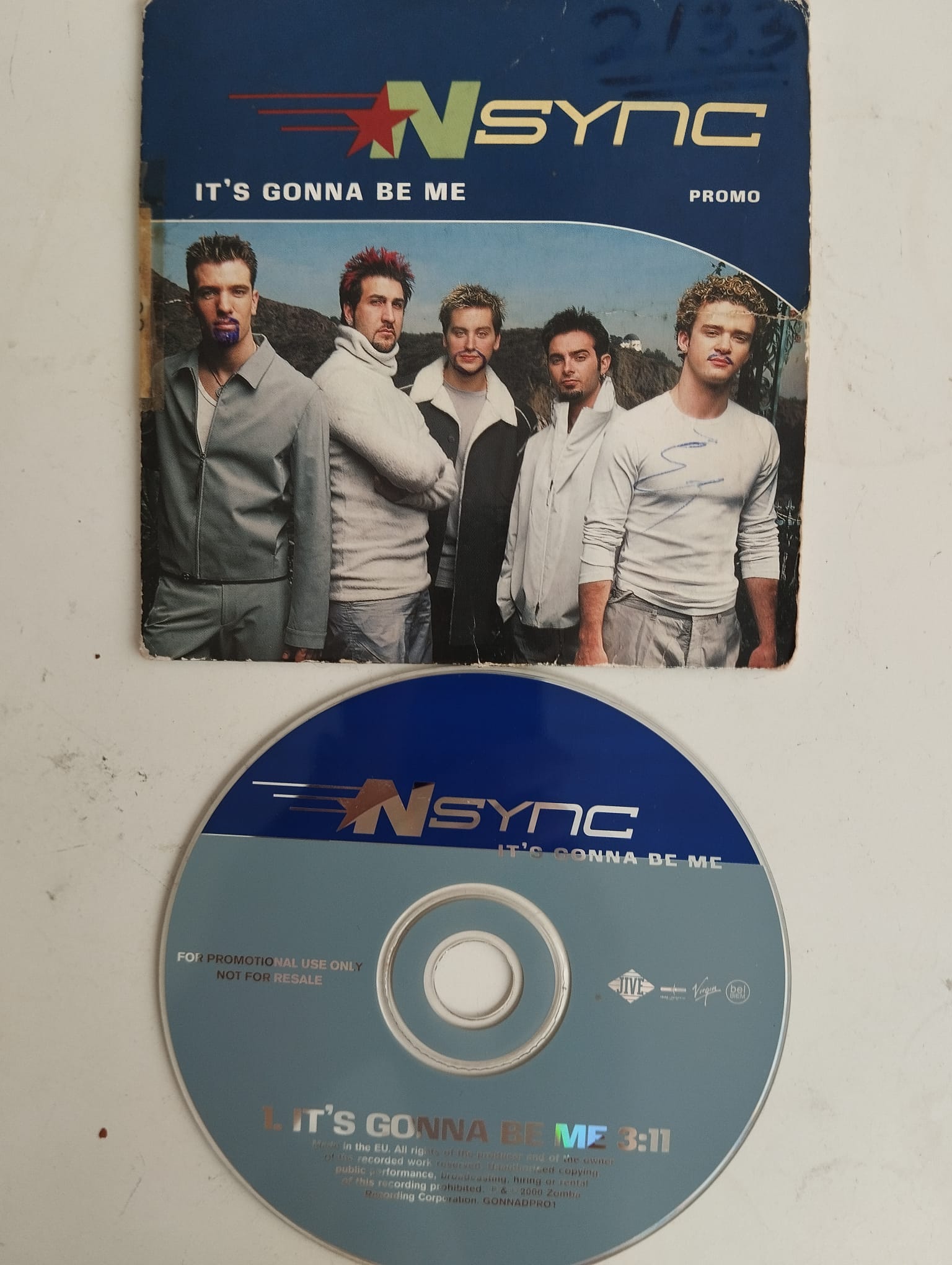 NSYNC – It’s Gonna Be Me - 2000 Avrupa Basım - 2. El CD, Maxi-Single