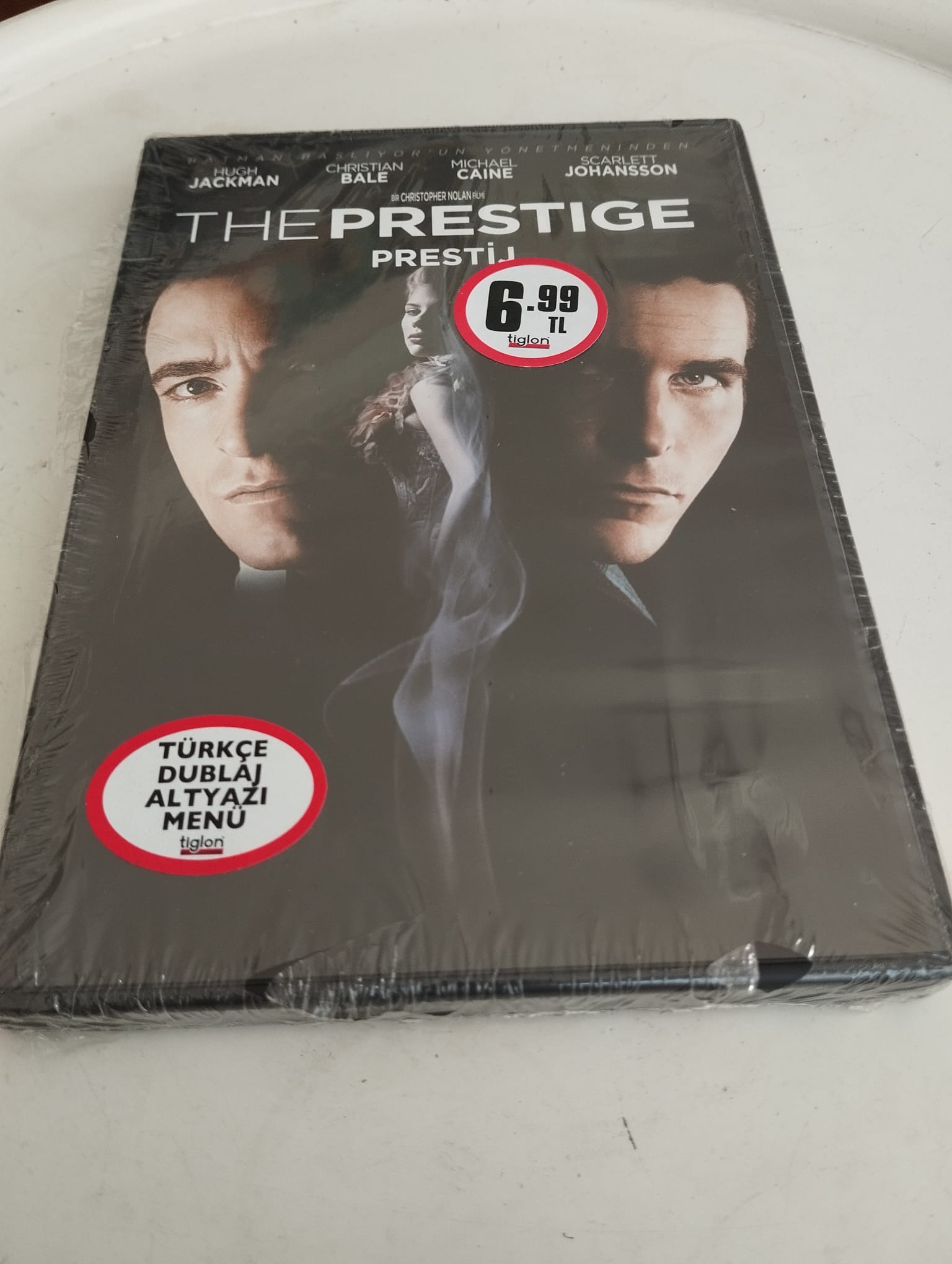 The Prestige / Prestij - Bir Christopher Nolan Filmi -  DVD Film/ Açılmamış Ambalajlı