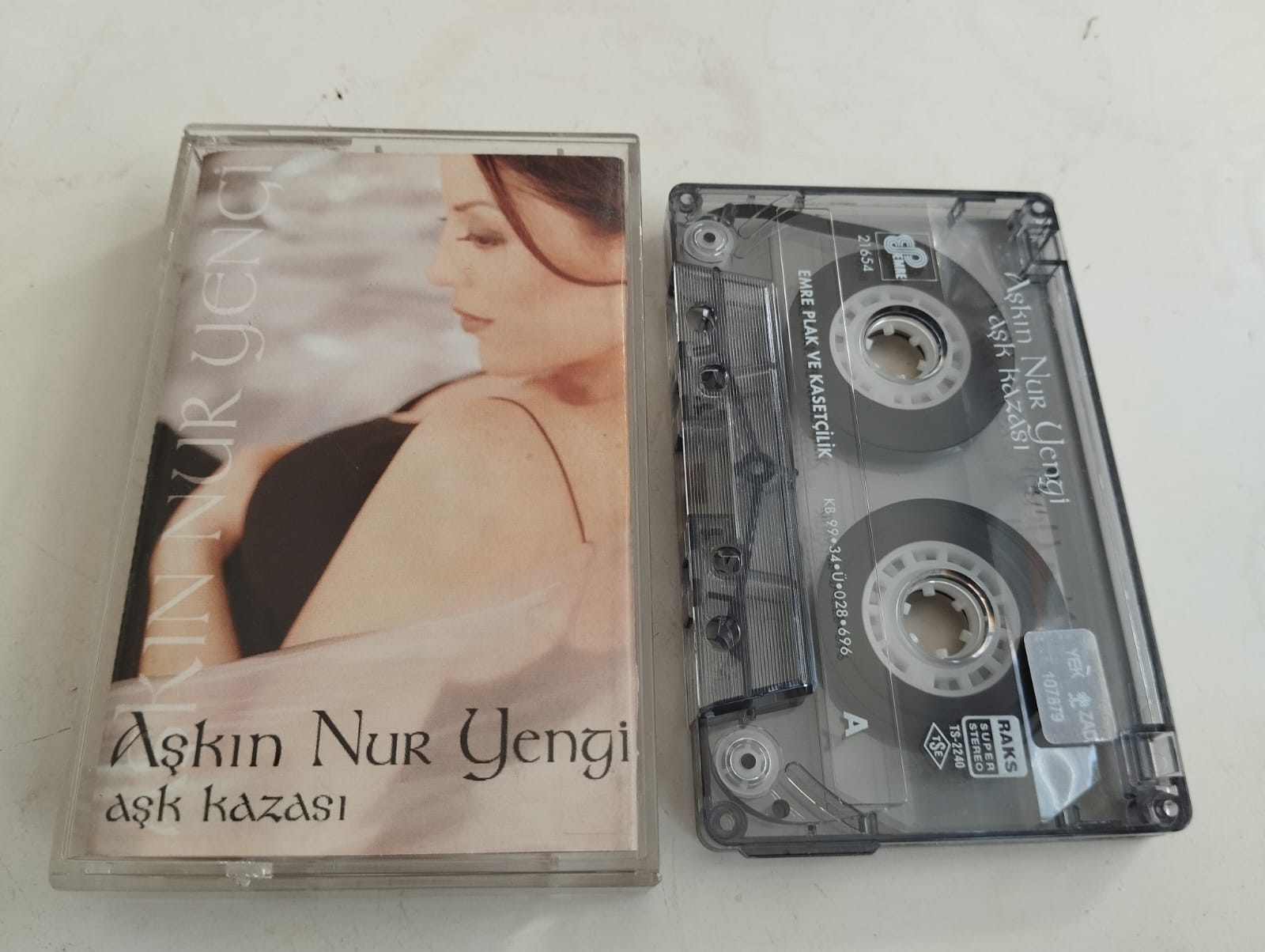 Aşkın Nur Yengi – Aşk Kazası - 1999 Türkiye Basım  2. El Kaset Albüm