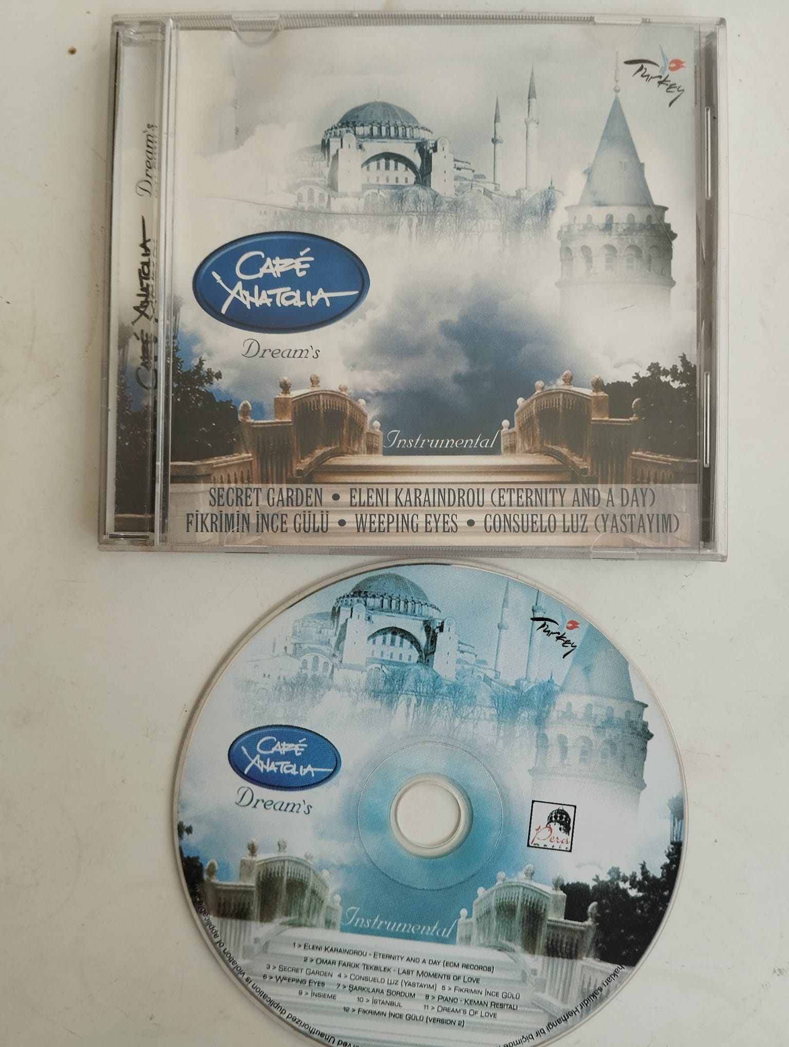 Café Anatolia – Dream’s (Instrumental) - Türkiye Basım - 2. El CD Albüm