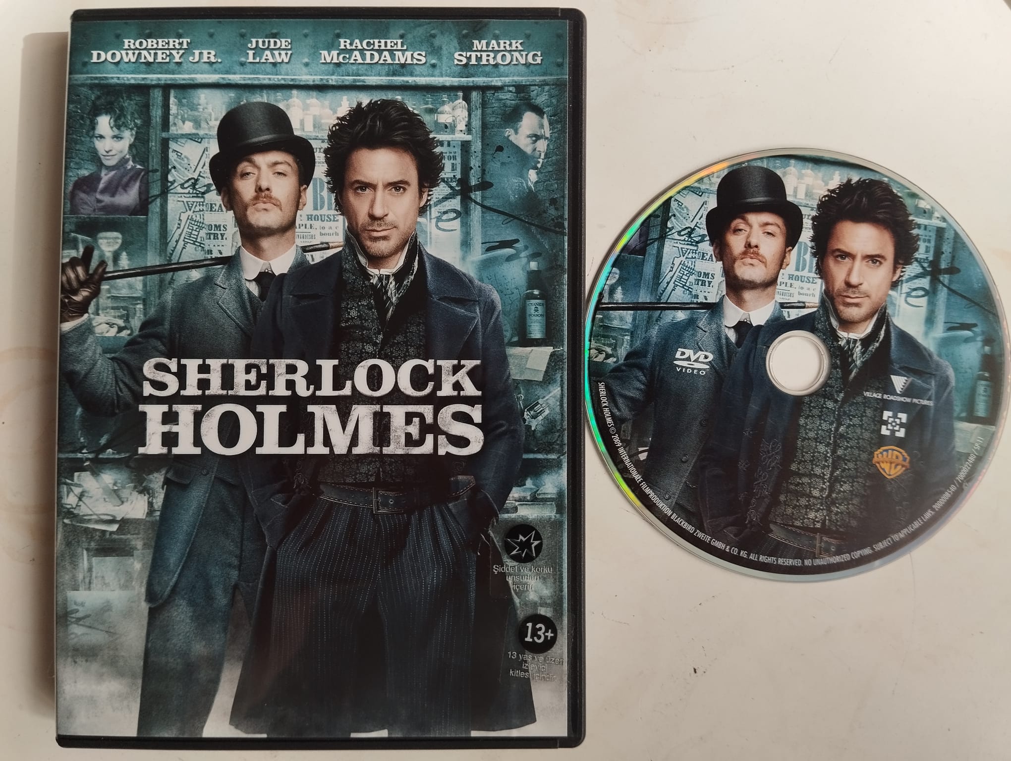 Sherlock Holmes  / Robert Downey j.- Jude Law  - 2. El  DVD Film