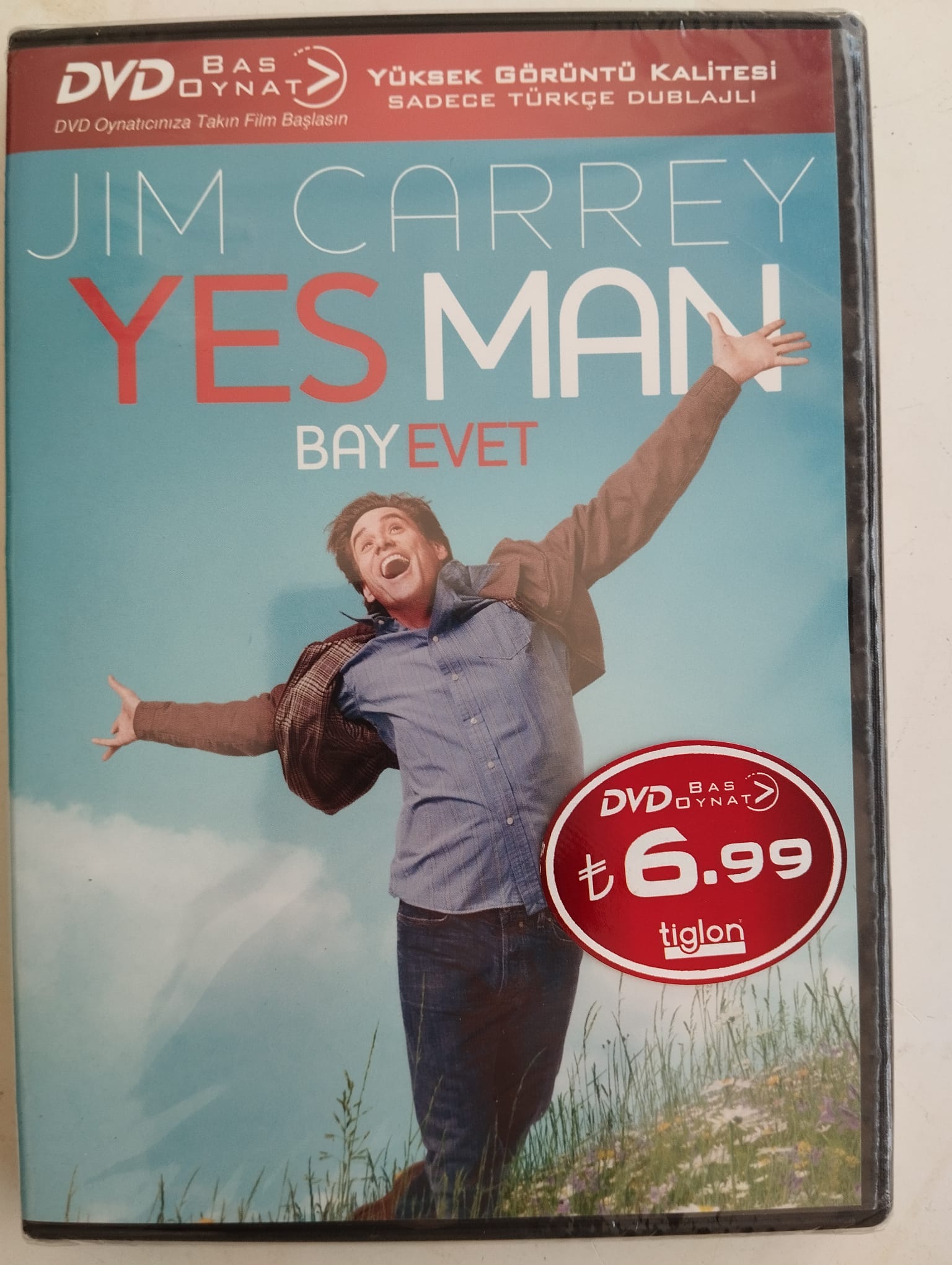 Yes Man / Bay Evet  - Jim Carrey - 2. El DVD ( Bas Oynat) - Açılmamış Ambalajlı