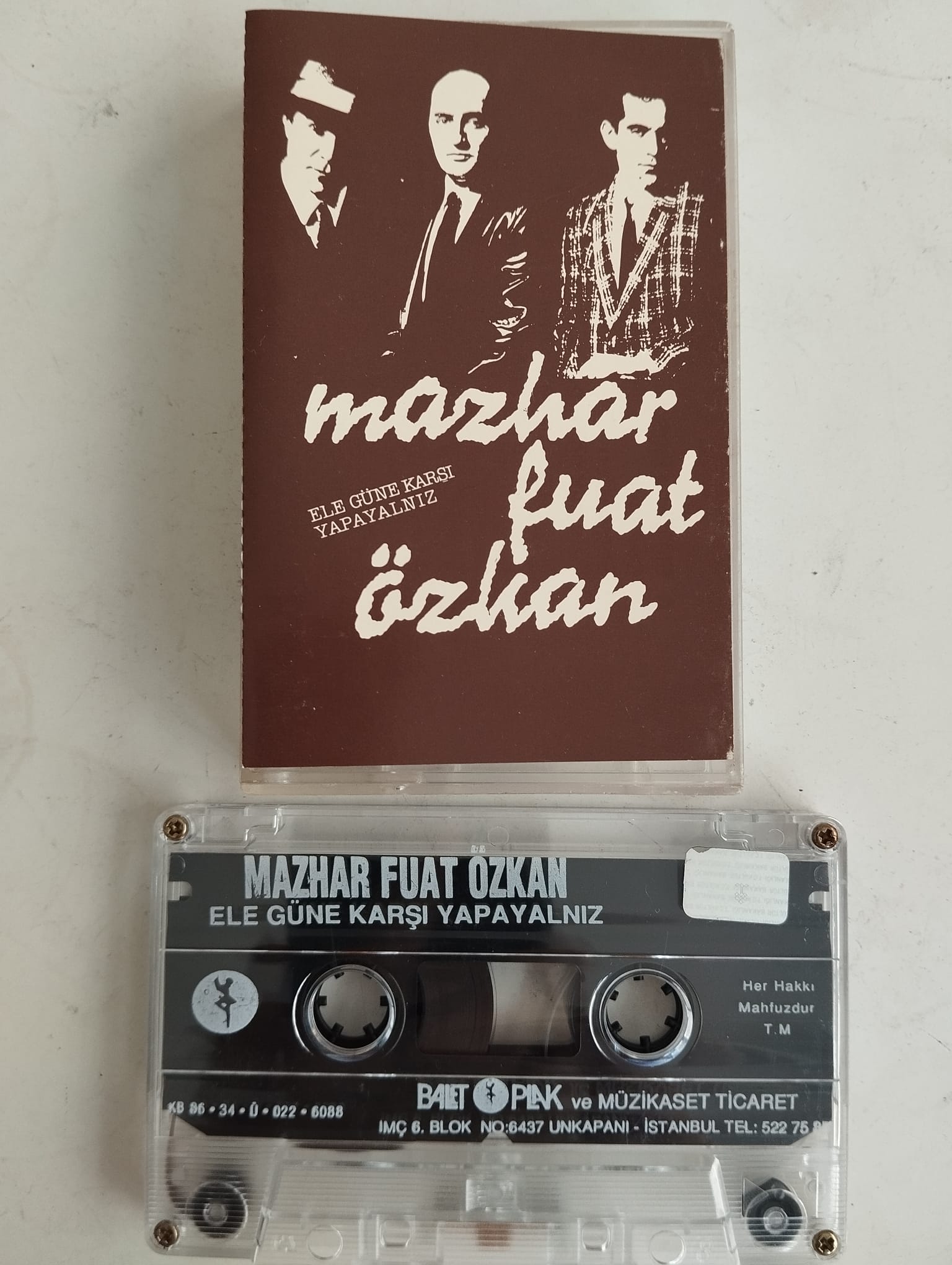 Mazhar Fuat Özkan – Ele Güne Karşı Yapayalnız - 2006 Türkiye Basım 2. El Kaset Albüm