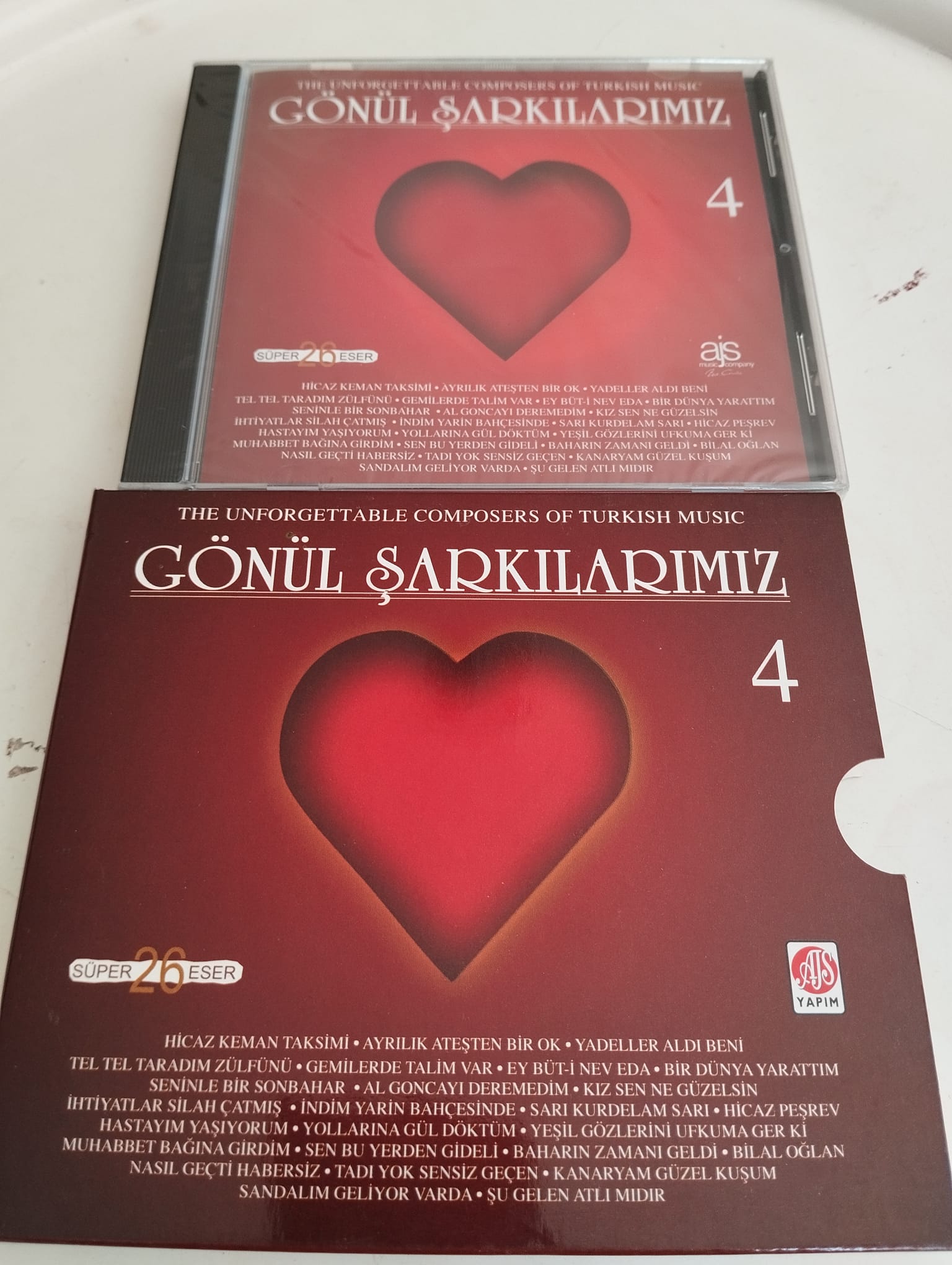 Gönül Şarkılarımız 4 -  Türkiye Basım CD Albüm - Açılmamış Ambalajlı