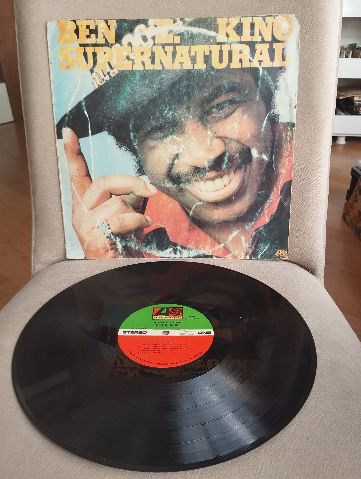 Ben E. King – Supernatural  - 1975 Türkiye Basım 33 lük Plak - Lp Albüm