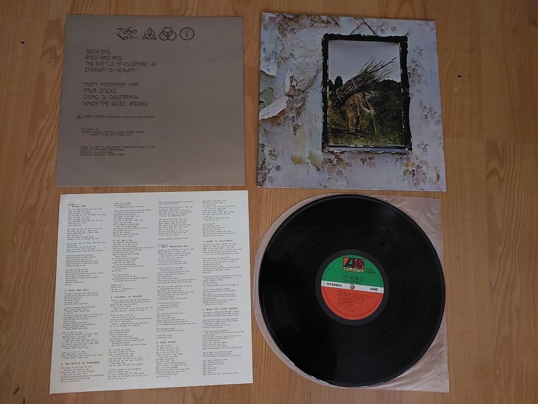 Led Zeppelin – Led Zeppelin IV - 1976 Japonya Basım 33 Lük LP Albüm